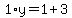 1%2Ay=1%2B3