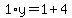 1%2Ay=1%2B4