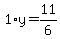1%2Ay=11%2F6