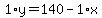 1%2Ay=140-1%2Ax