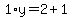 1%2Ay=2%2B1