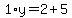 1%2Ay=2%2B5