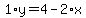 1%2Ay=4-2%2Ax