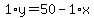 1%2Ay=50-1%2Ax