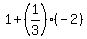 1%2B%281%2F3%29%28-2%29