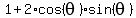 1%2B+2%2Acos%28theta%29%2Asin%28theta%29