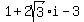1%2B+2sqrt%283%29%2Ai-3
