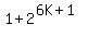 1%2B2%5E%286K%2B1%29