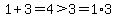 1%2B3=4%3E3=1%2A3