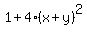 1%2B4%28x%2By%29%5E2+