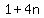 1%2B4n