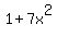 1%2B7x%5E2