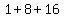1%2B8%2B16