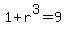 1%2Br%5E3=9