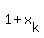 1%2Bx%5Bk%5D