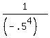 1%2F%28%28-.5%5E4%29%29