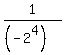 1%2F%28%28-2%5E4%29%29