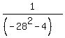1%2F%28%28-28%5E2-4%29%29