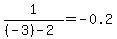 1%2F%28%28-3%29-2%29=-0.2
