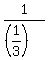 1%2F%28%281%2F3%29%29