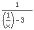 1%2F%28%281%2Fx%29-3%29