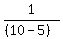 1%2F%28%2810-5%29%29