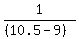 1%2F%28%2810.5-9%29%29