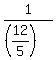 1%2F%28%2812%2F5%29%29