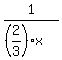 1%2F%28%282%2F3%29%2Ax%29
