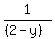 1%2F%28%282-y%29%29