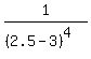 1%2F%28%282.5-3%29%5E4%29