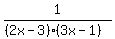1%2F%28%282x-3%29%283x-1%29%29