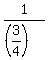 1%2F%28%283%2F4%29%29