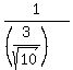 1%2F%28%283%2Fsqrt%2810%29%29%29