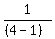 1%2F%28%284-1%29%29