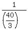 1%2F%28%2840%2F3%29%29