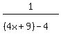 1%2F%28%284x%2B9%29%5E%22%22-4%29