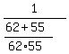 1%2F%28%2862%2B55%29%2F%2862%2A55%29%29