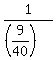 1%2F%28%289%2F40%29%29