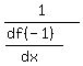 1%2F%28%28df%28-1%29%29%2F%28dx%29%29
