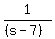 1%2F%28%28s-7%29%29