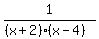 1%2F%28%28x%2B2%29%28x-4%29%29