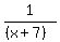 1%2F%28%28x%2B7%29%29