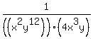 1%2F%28%28x%5E2y%5E12%29%29%284x%5E3y%29%29