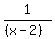 1%2F%28%28x-2%29%29