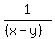 1%2F%28%28x-y%29%29