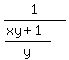 1%2F%28%28xy%2B1%29%2Fy%29