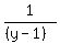 1%2F%28%28y-1%29%29