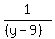 1%2F%28%28y-9%29%29