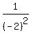 1%2F%28-+2%29%5E2%29